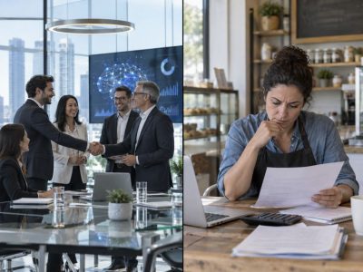 Corporate Success vs Small Business Struggles